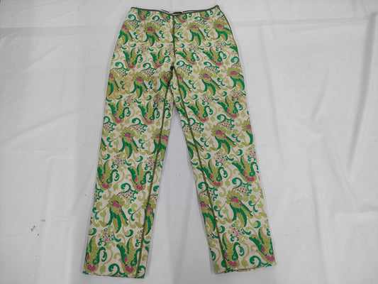 PRADA Embroidered All-Over Print Bottoms Pants