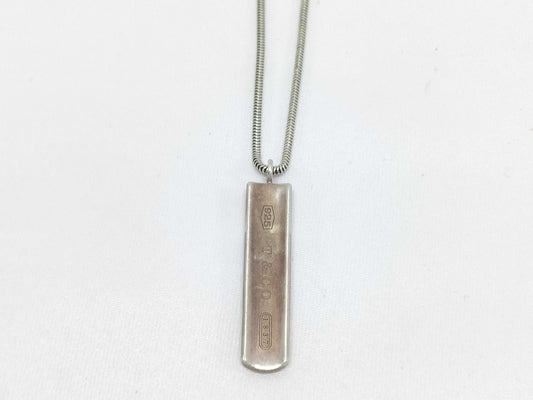 Tiffany & Co. 1837 Narrow Bar Necklace 925 Necklace