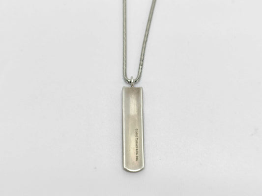 Tiffany & Co. 1837 Narrow Bar Necklace 925 Necklace