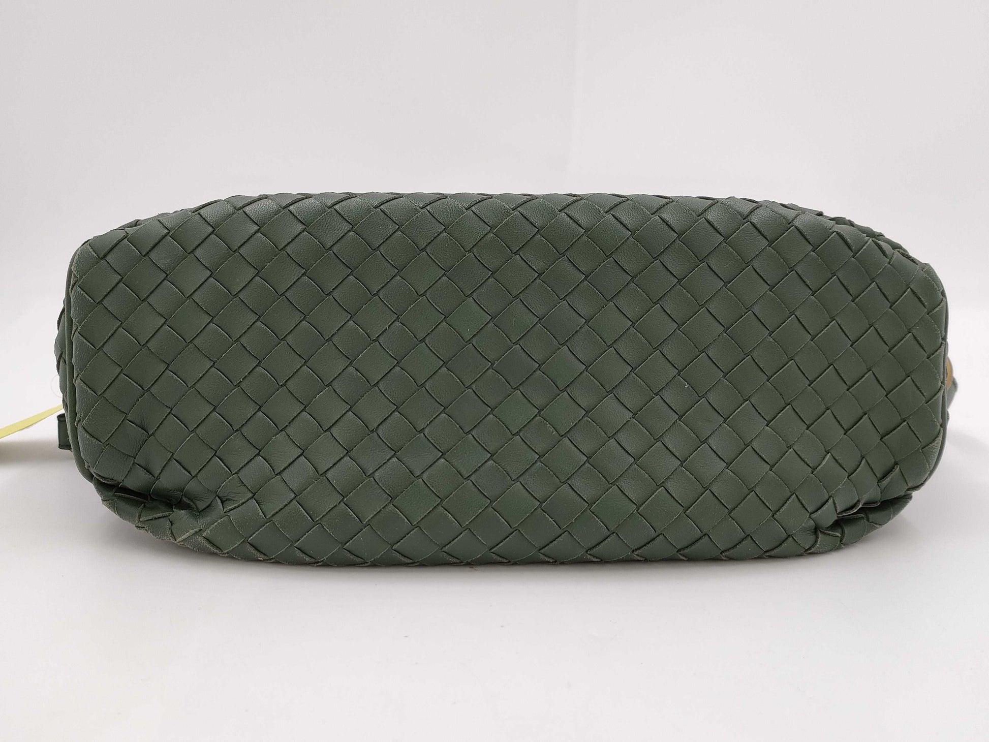 BOTTEGA VENETA Intrecciato Shoulder Bag Green Handbag