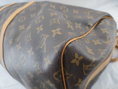 LOUIS VUITTON Monogram M41414 Keepall Bandouliere 55 Boston Bag