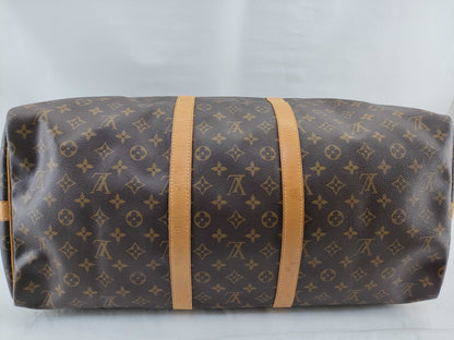 LOUIS VUITTON Monogram M41414 Keepall Bandouliere 55 Boston Bag