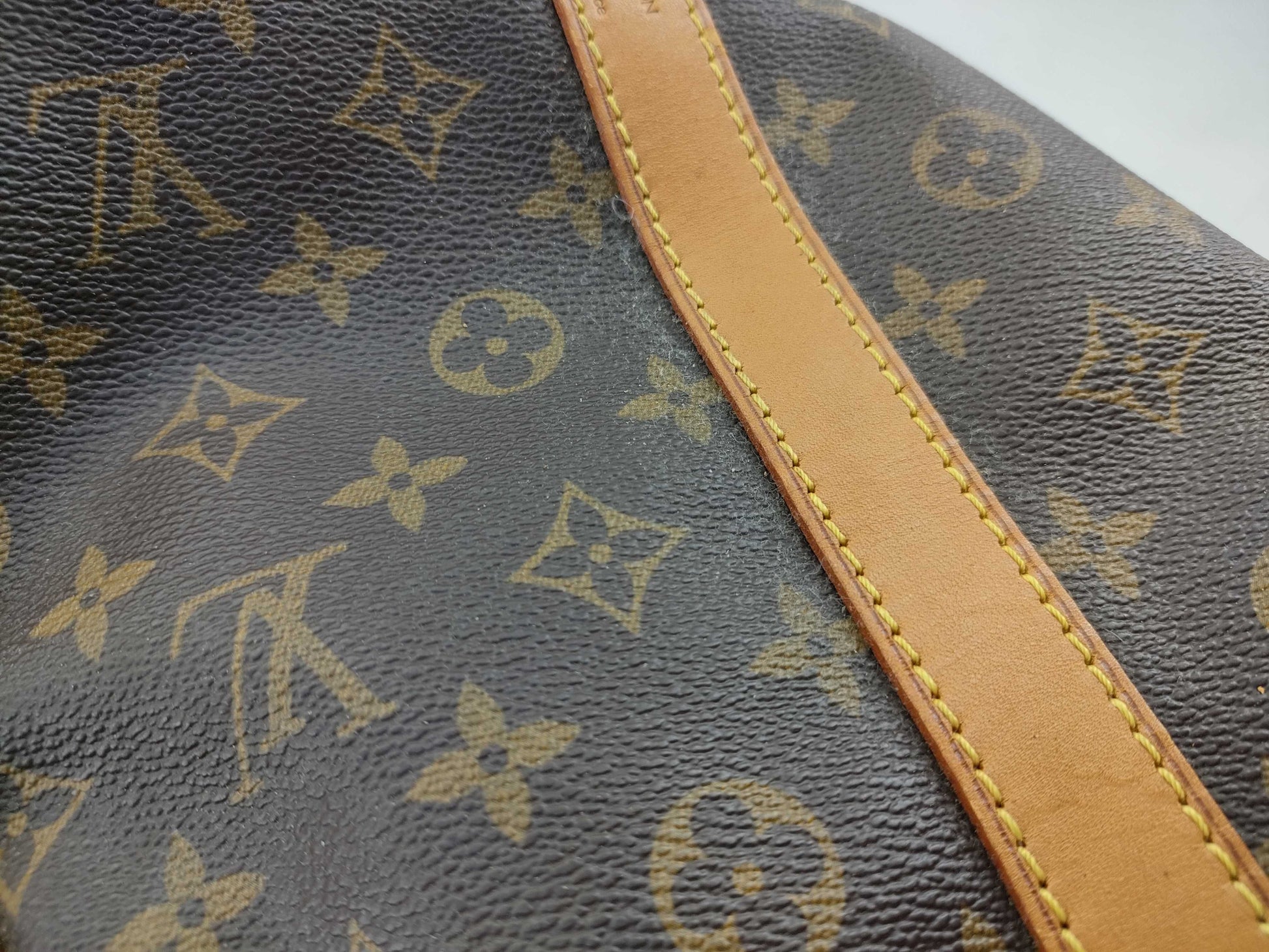 LOUIS VUITTON Monogram M41414 Keepall Bandouliere 55 Boston Bag