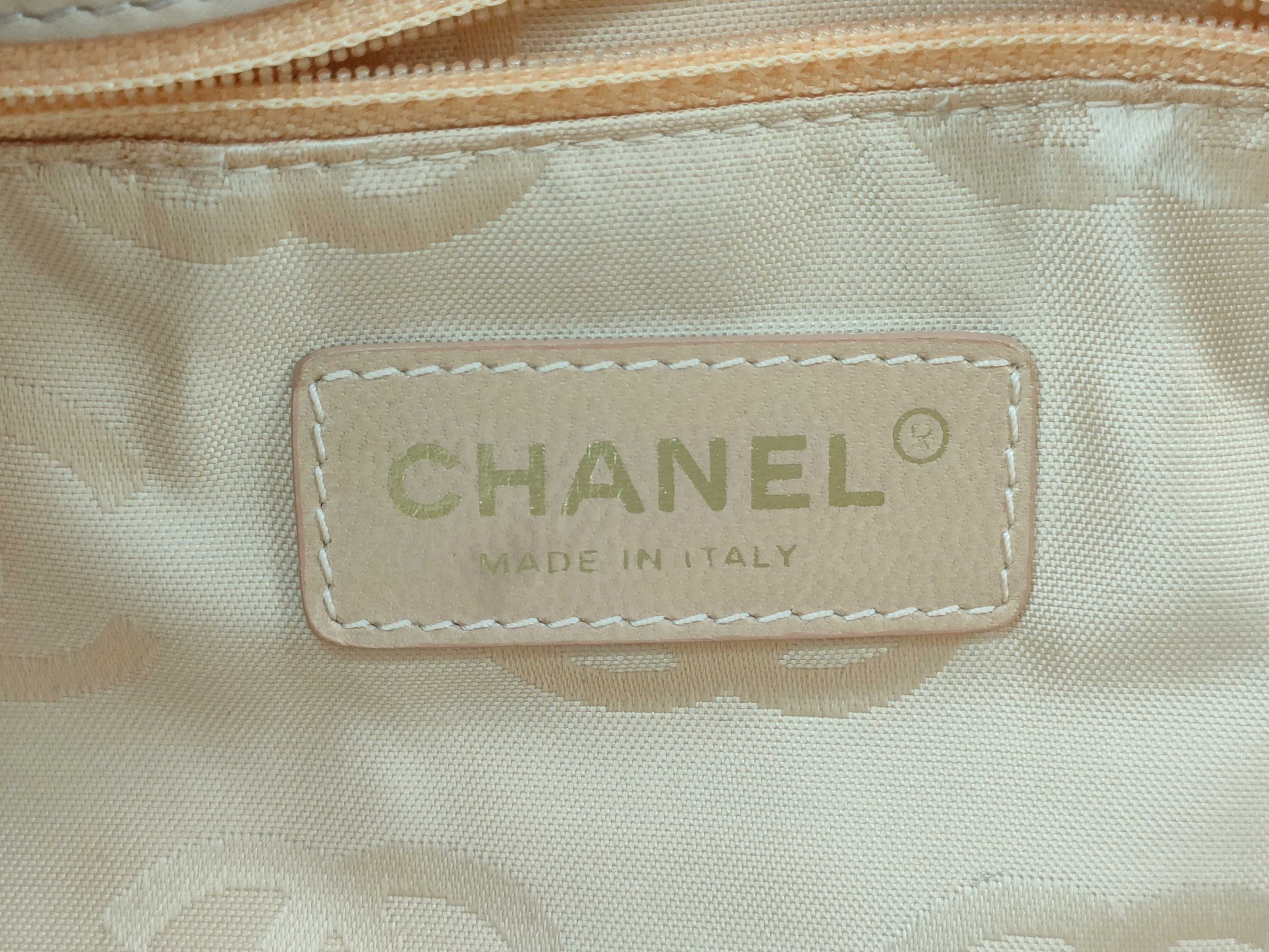 CHANEL Straw Bag Coco Chain 10 Series Tote Bag