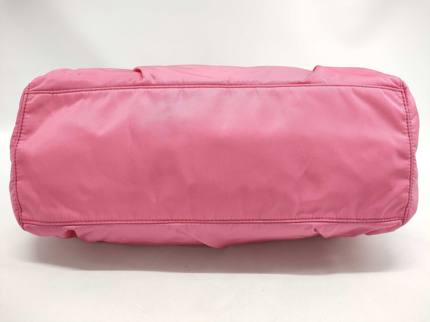 PRADA Nylon Hand Ribbon Pink Handbag