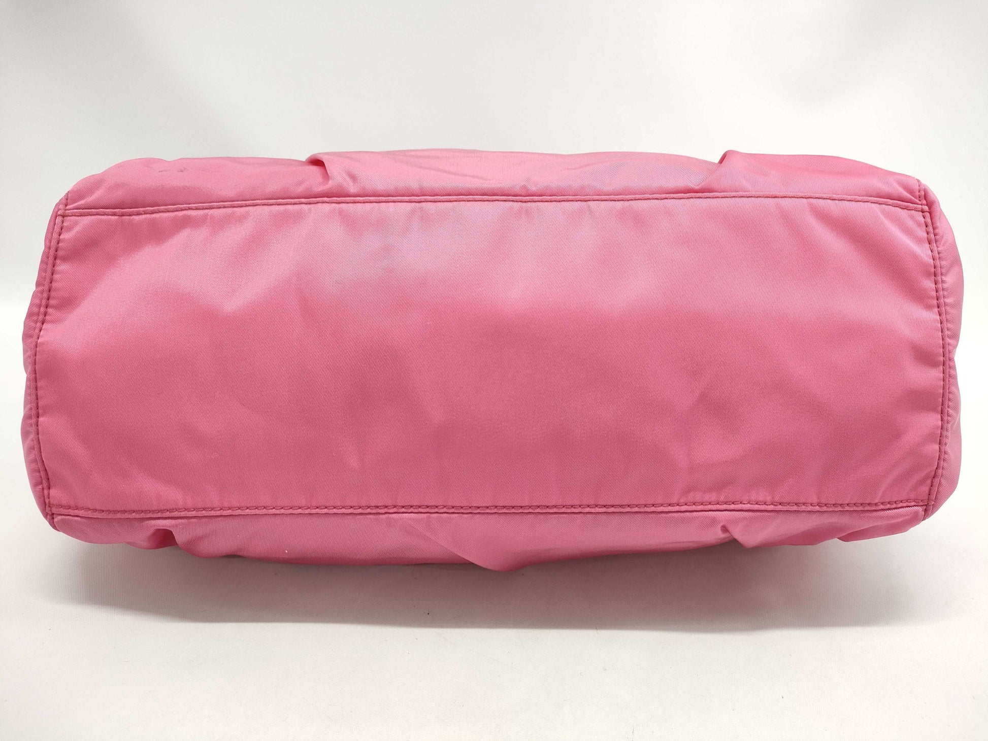 PRADA Nylon Hand Ribbon Pink Handbag