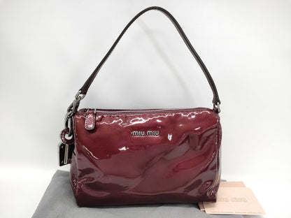 Miu Miu Enamel Handbag Handbag
