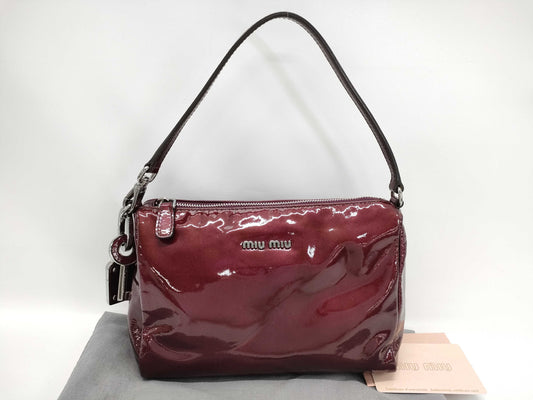 Miu Miu Enamel Handbag Handbag