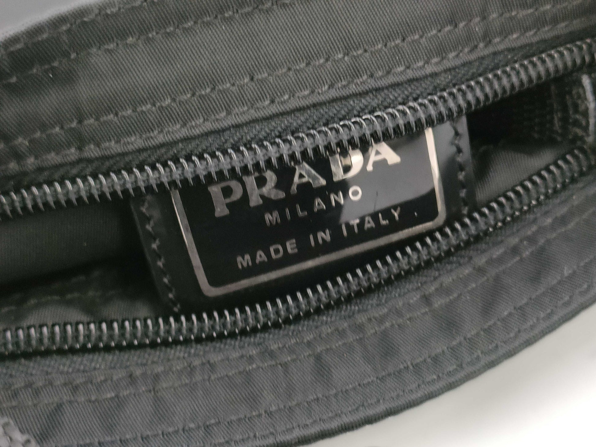 PRADA nylon shoulder bag