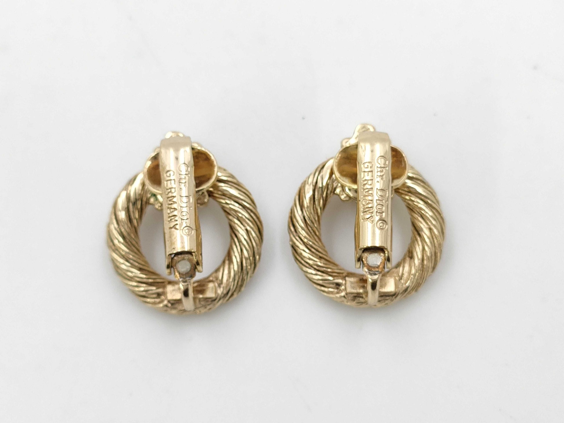 Dior Gold Color Earrings