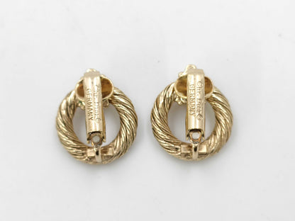 Dior Gold Color Earrings