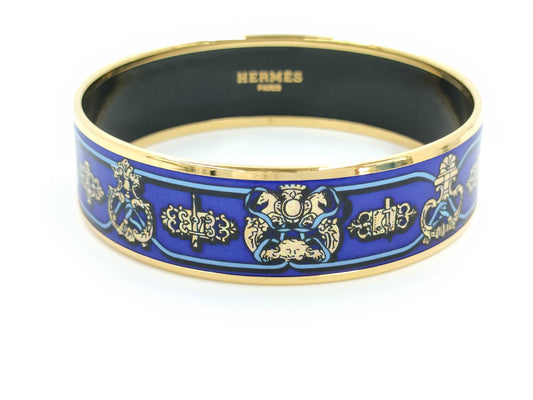 HERMES Bangle Emaille GM Bracelet/Bangle