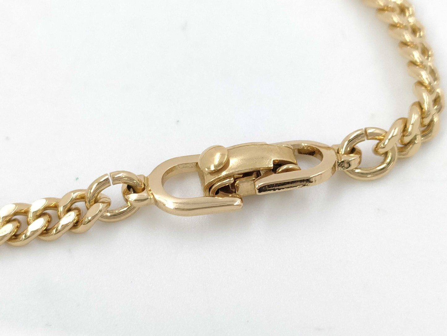 Dior CD logo gold bracelet necklace