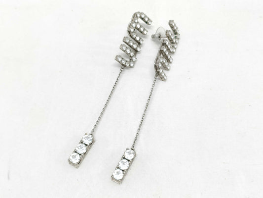 Miu Miu logo earrings