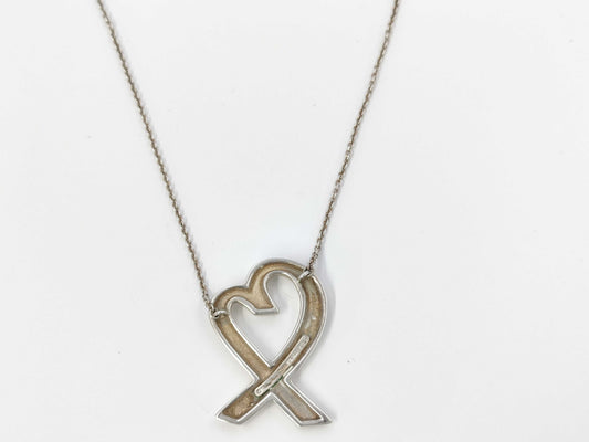 Tiffany & Co. 925 Large Loving Heart Necklace 13.0g Necklace