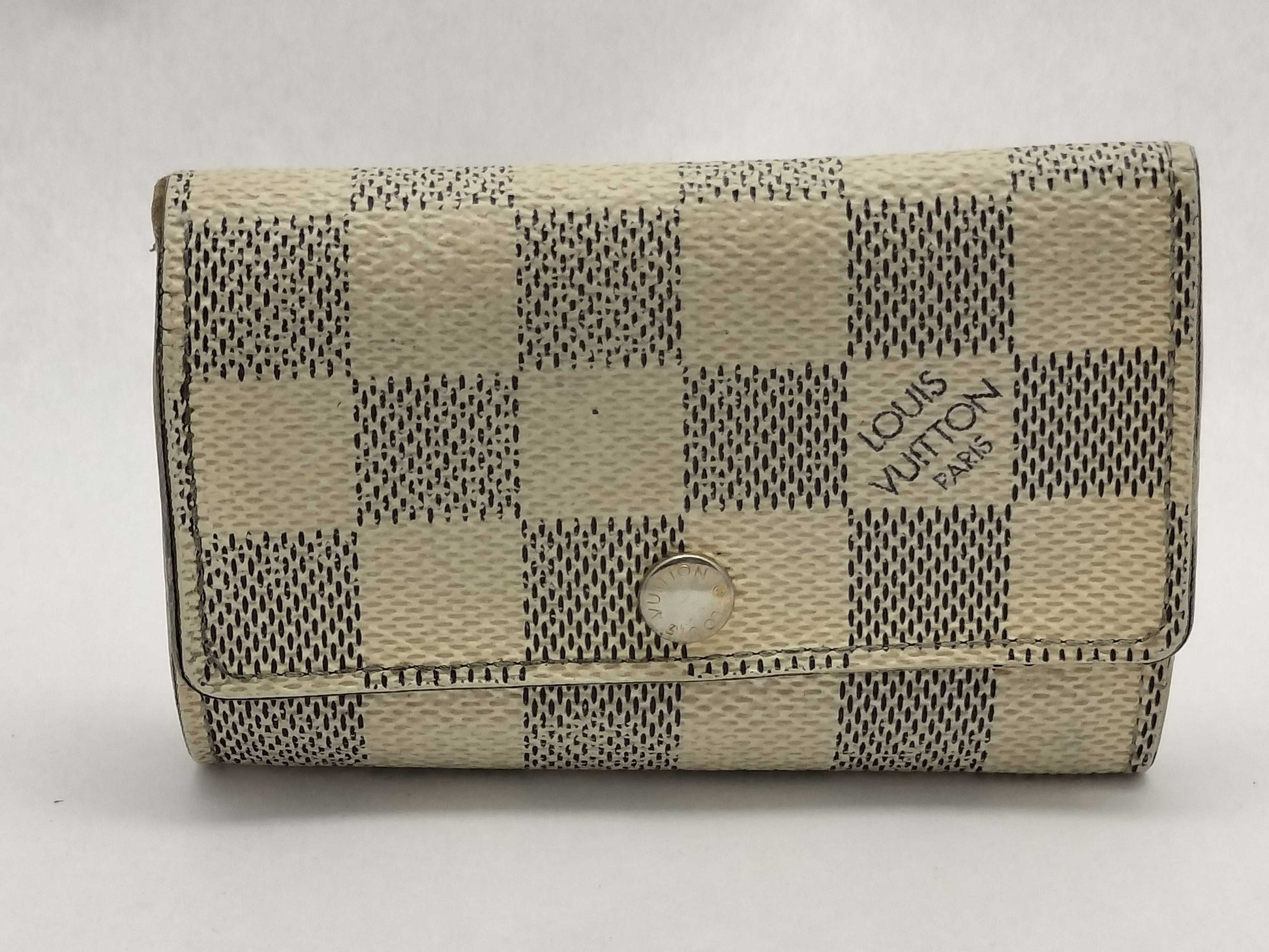 LOUIS VUITTON CT2037 Damier Azur Multicle 6 N62630 Key Case/Key Holder