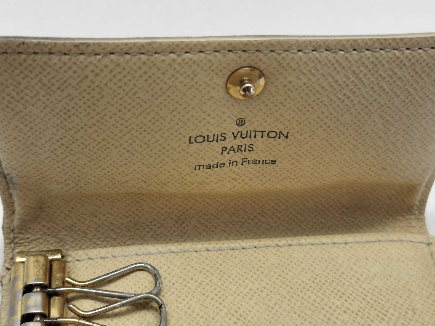 LOUIS VUITTON CT2037 Damier Azur Multicle 6 N62630 Key Case/Key Holder