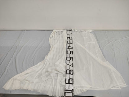 ISSEY MIYAKE Pleated White Dress