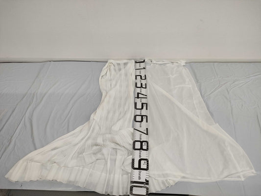 ISSEY MIYAKE Pleated White Dress