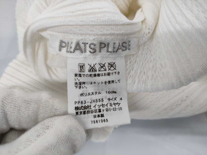 ISSEY MIYAKE Pleated White Dress