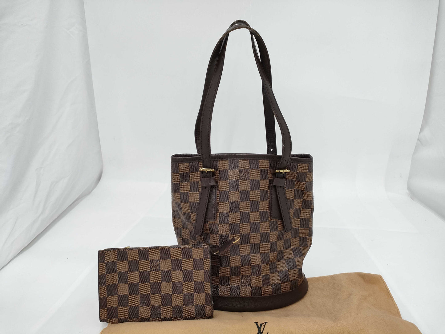 LOUIS VUITTON Damier N42240 Mare Tote Bag with Pouch