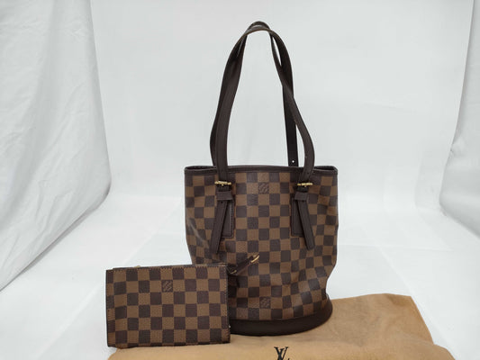 LOUIS VUITTON Damier N42240 Mare Tote Bag with Pouch