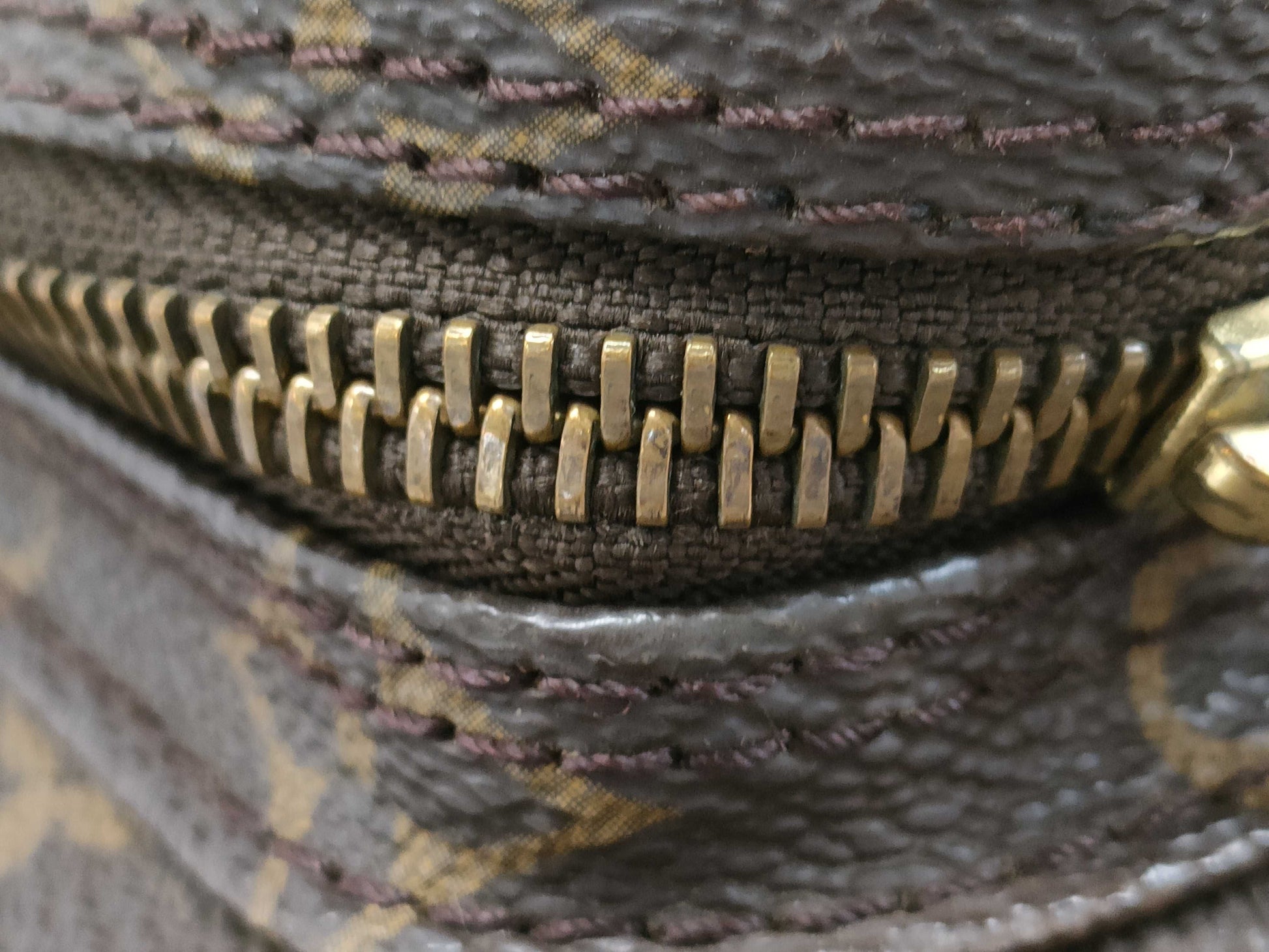 LOUIS VUITTON Monogram Montsouris GM Backpack with Pen Marks