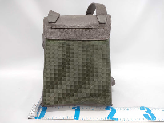 LOUIS VUITTON Taiga Saratov Shoulder Bag with Torn Belt