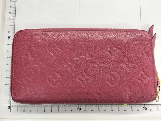 LOUIS VUITTON Monogram Empreinte Zippy Wallet Aurore Wallet
