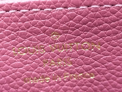 LOUIS VUITTON Monogram Empreinte Zippy Wallet Aurore Wallet