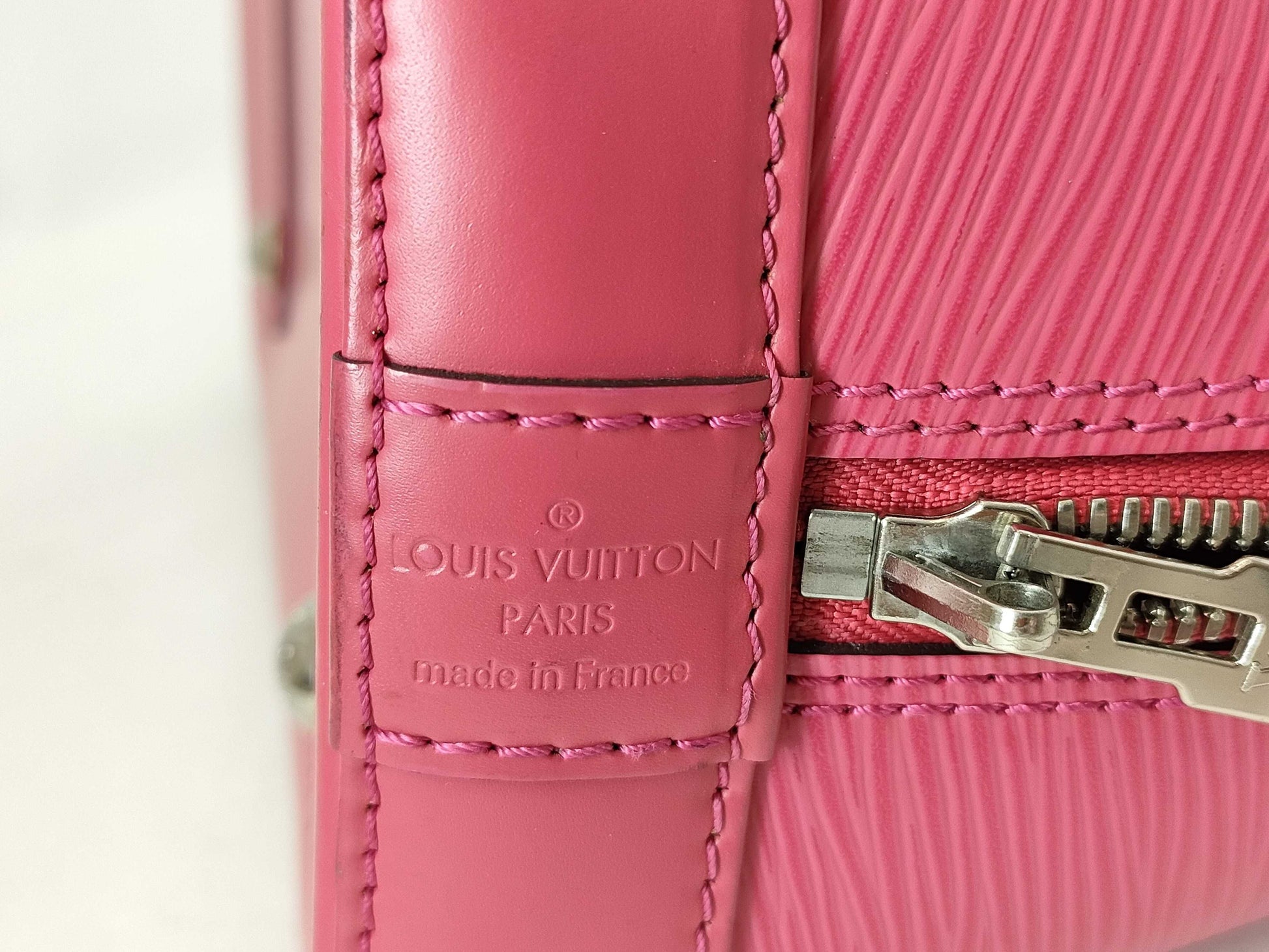 LOUIS VUITTON RFID verification failed FL1106 Epi Alma MM handbag