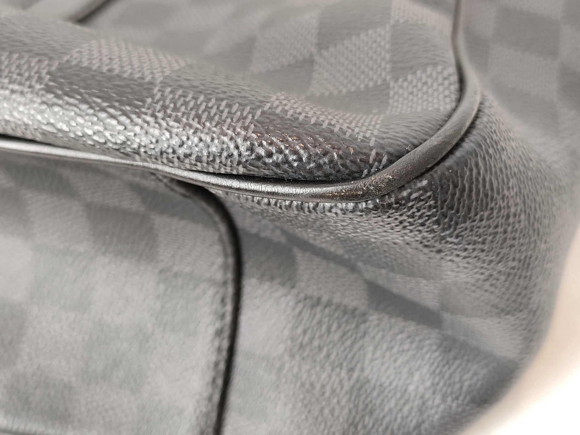 LOUIS VUITTON RFID Unverified DU2059 Damier Graphite Anton Tote Bag 