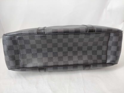 LOUIS VUITTON RFID Unverified DU2059 Damier Graphite Anton Tote Bag 