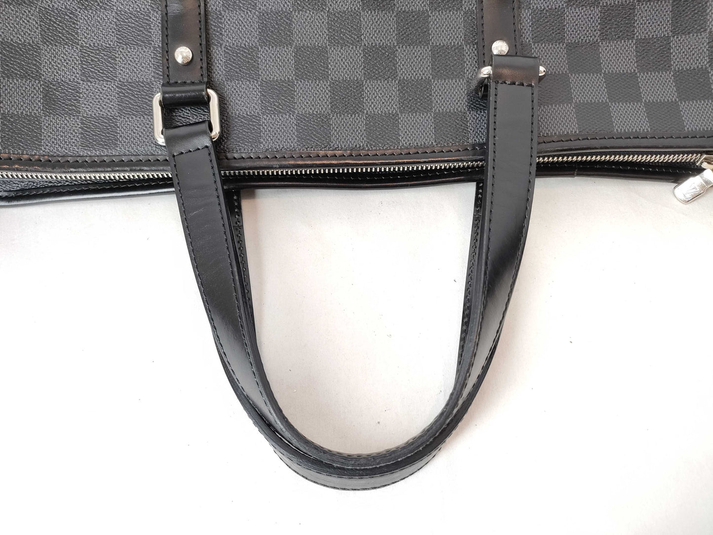 LOUIS VUITTON RFID Unverified DU2059 Damier Graphite Anton Tote Bag 
