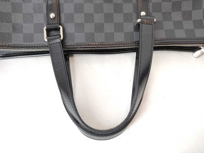 LOUIS VUITTON RFID Unverified DU2059 Damier Graphite Anton Tote Bag 