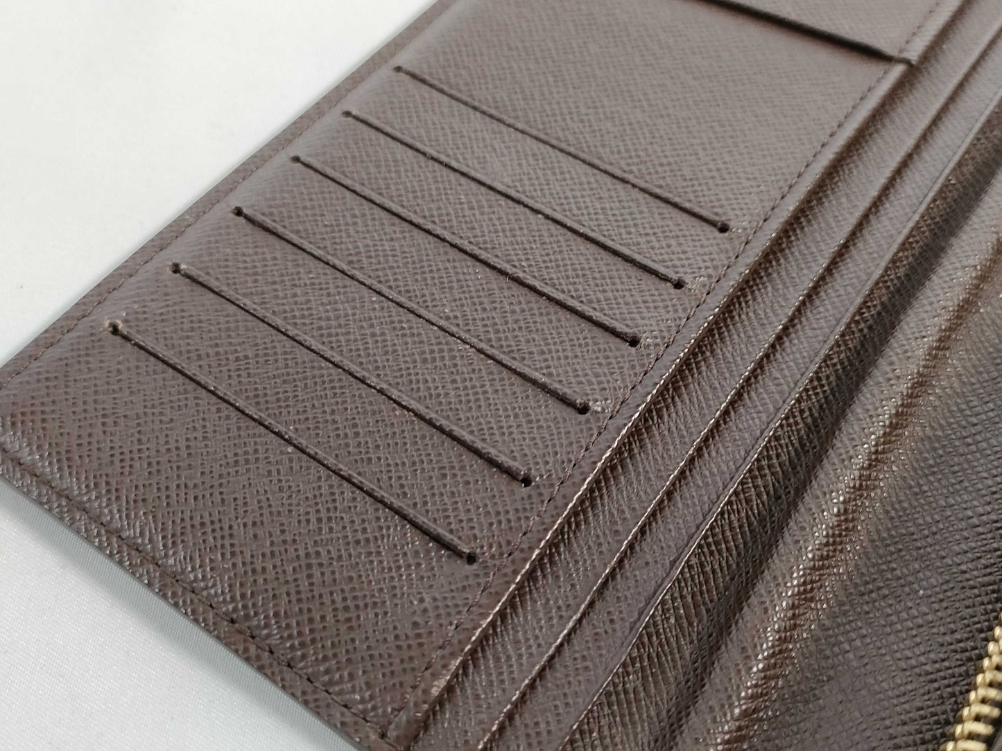 LOUIS VUITTON RFID verification failed SP2190 Damier Portefeuille Plaza Damier wallet