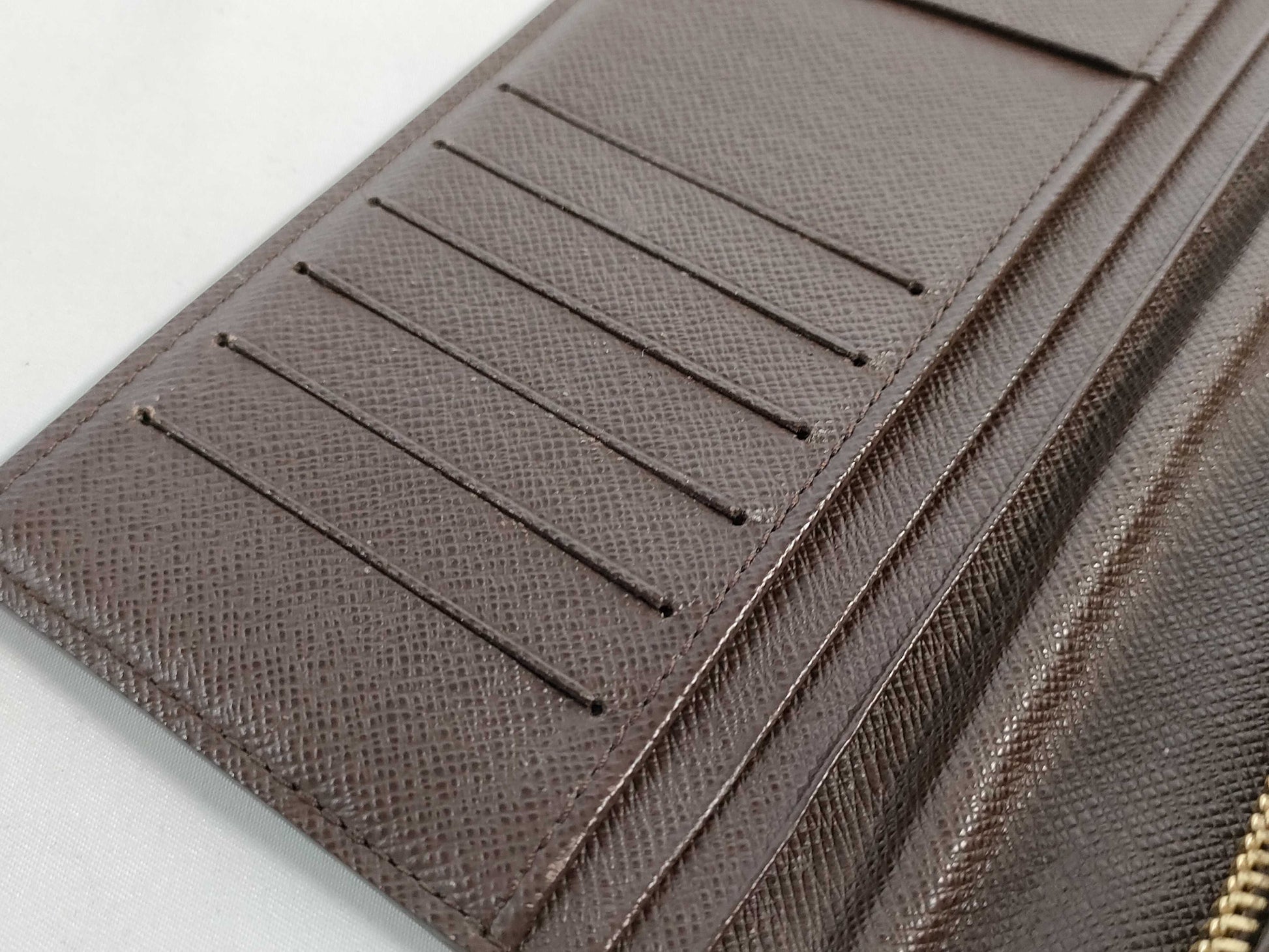 LOUIS VUITTON RFID verification failed SP2190 Damier Portefeuille Plaza Damier wallet