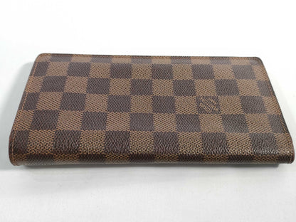 LOUIS VUITTON RFID verification failed SP2190 Damier Portefeuille Plaza Damier wallet