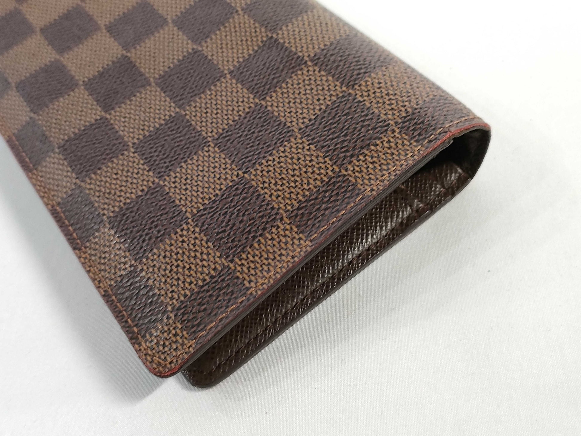 LOUIS VUITTON RFID verification failed SP2190 Damier Portefeuille Plaza Damier wallet