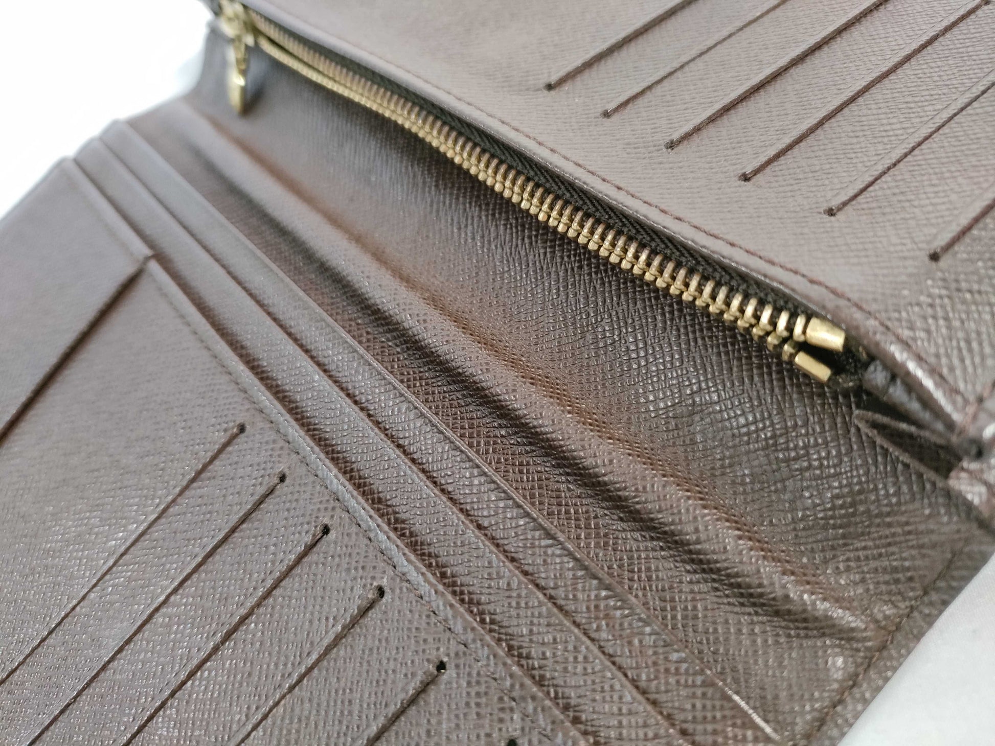 LOUIS VUITTON RFID verification failed SP2190 Damier Portefeuille Plaza Damier wallet