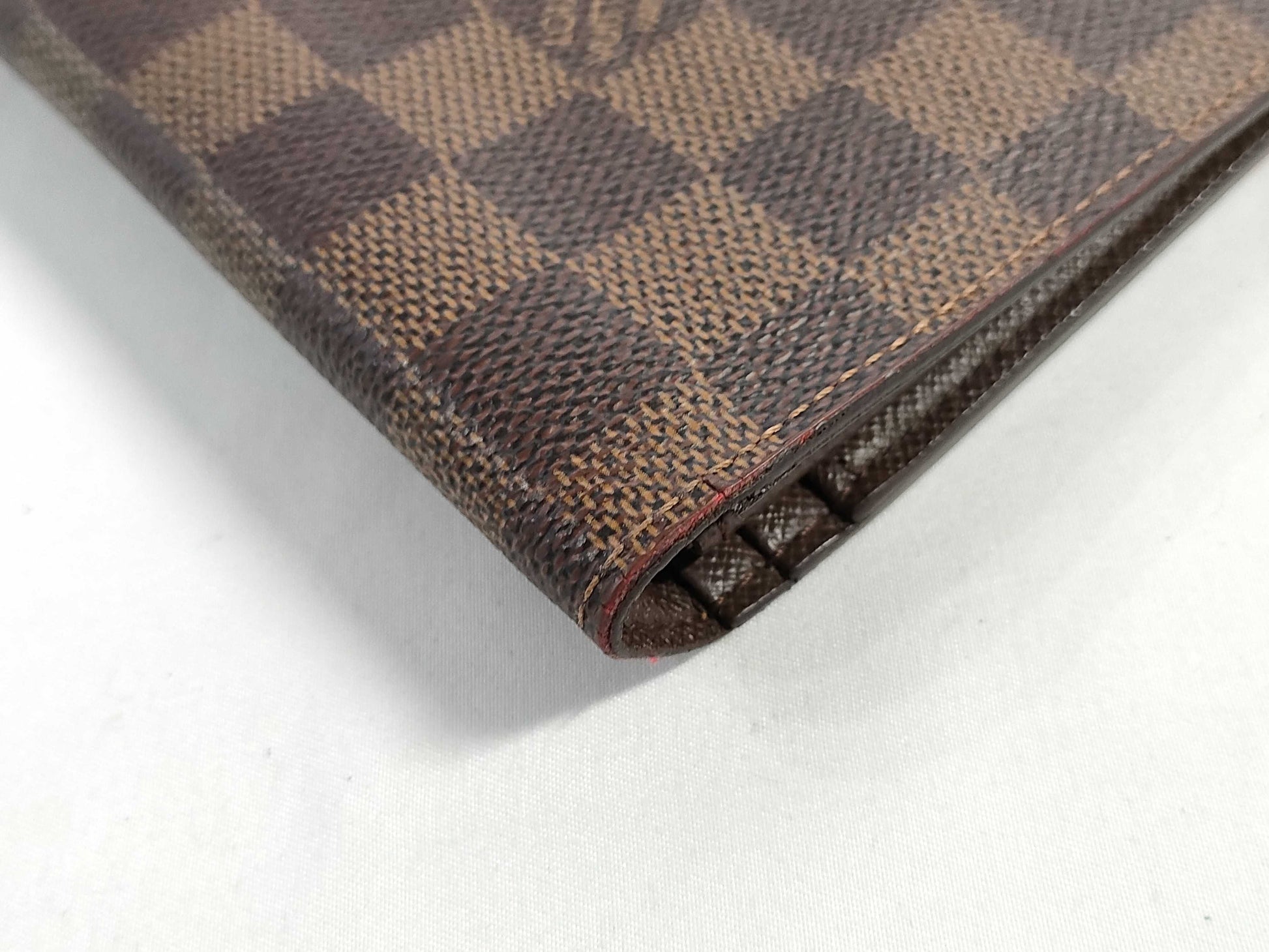 LOUIS VUITTON RFID verification failed SP2190 Damier Portefeuille Plaza Damier wallet