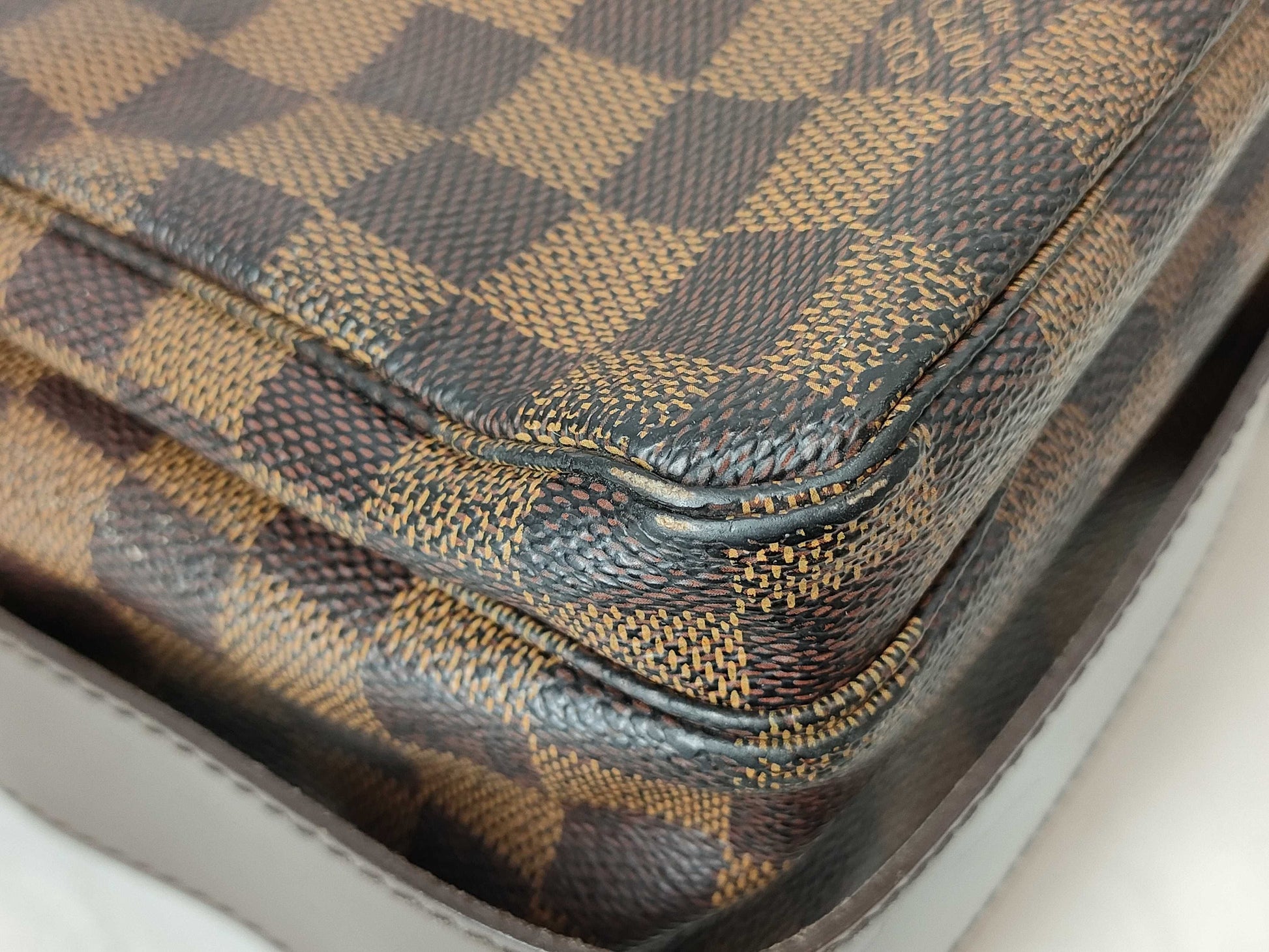 LOUIS VUITTON RFID Unavailable SR4180 Damier Naviglio N45255 Shoulder Bag