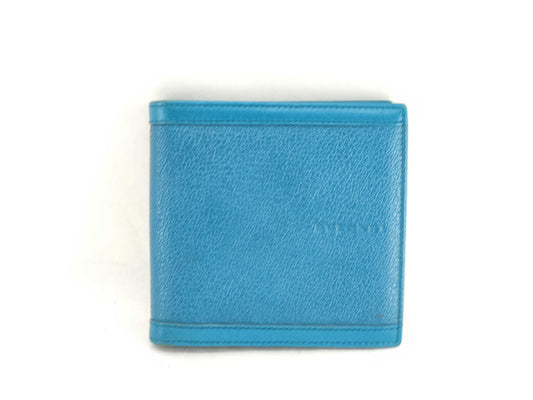 BVLGARI Blue Bi-fold Wallet