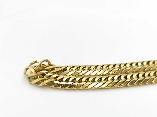 12-sided triple K18 100.1g Kihei necklace 