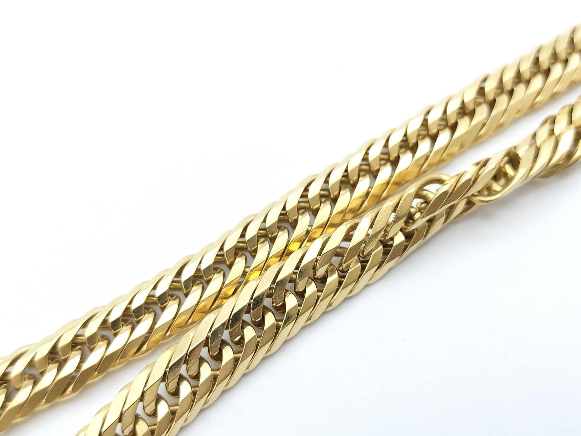 12-sided triple K18 100.1g Kihei necklace 