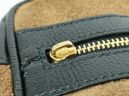 GUCCI Brown Suede Shoulder Bag 573321