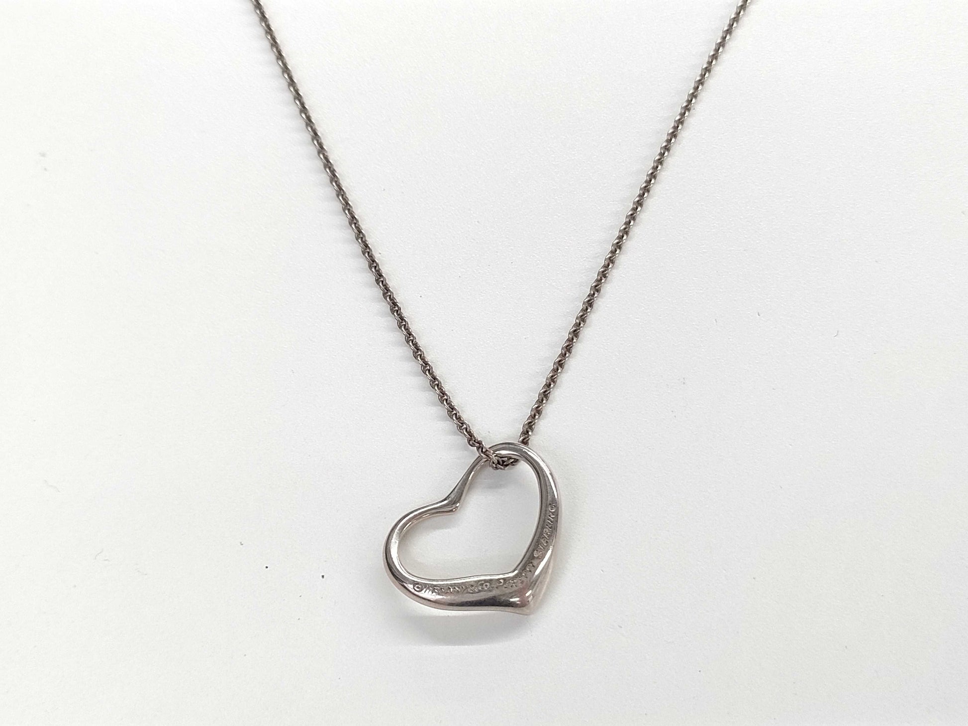 Tiffany & Co. Open Heart 925 Necklace