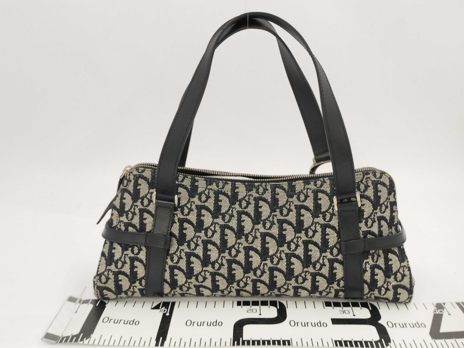 Dior Trotter Mini Boston Bag Black 06-BO-0035 with G