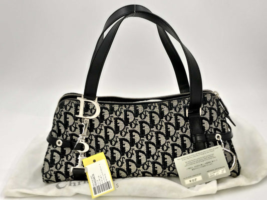 Dior Trotter Mini Boston Bag Black 06-BO-0035 with G