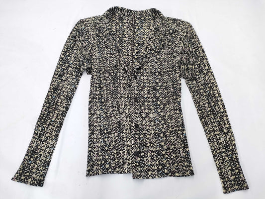 ISSEY MIYAKE Pleats Please Tops White/Black Tops